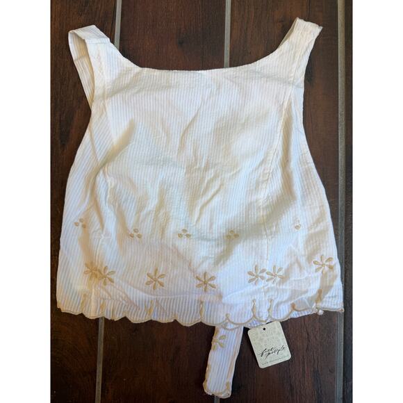 NWT Free People Kayla Embroidered Top, XS - Picture 2 of 3